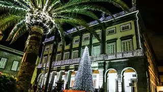 Las Palmas de Gran Canaria inaugura la Navidad con el tradicional encendido en Santa Ana