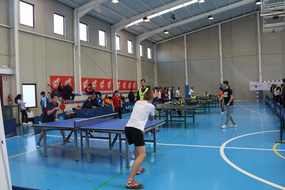 Final de tenis de mesa de Deporte en Edad Escolar