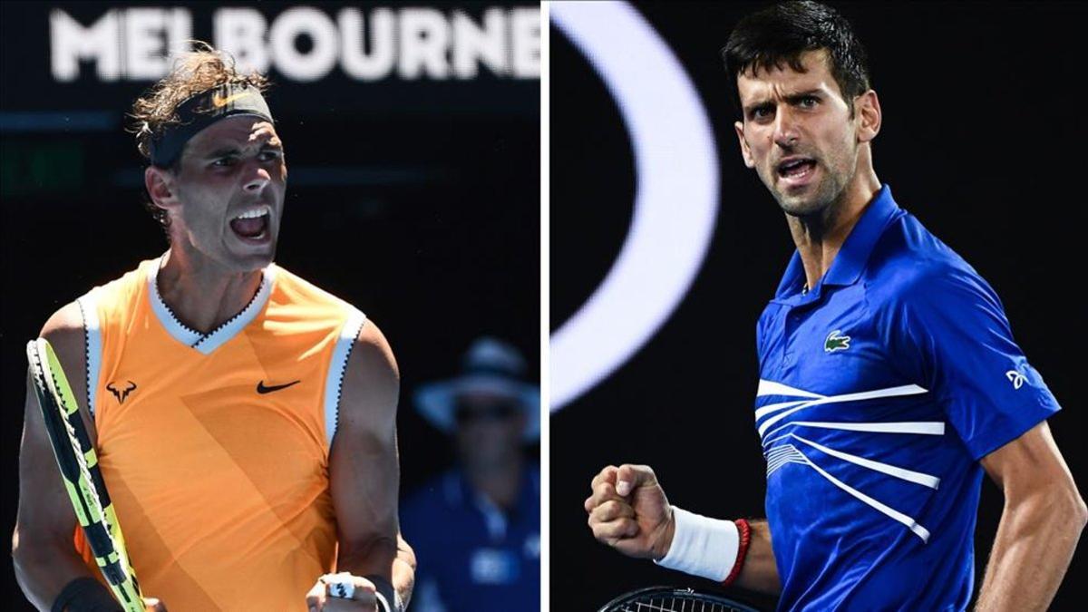 Rafael Nadal y Novak Dkojovic pugnarán por el trono de hierro del tenis