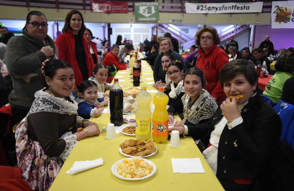 Sopar de colles multitudinario