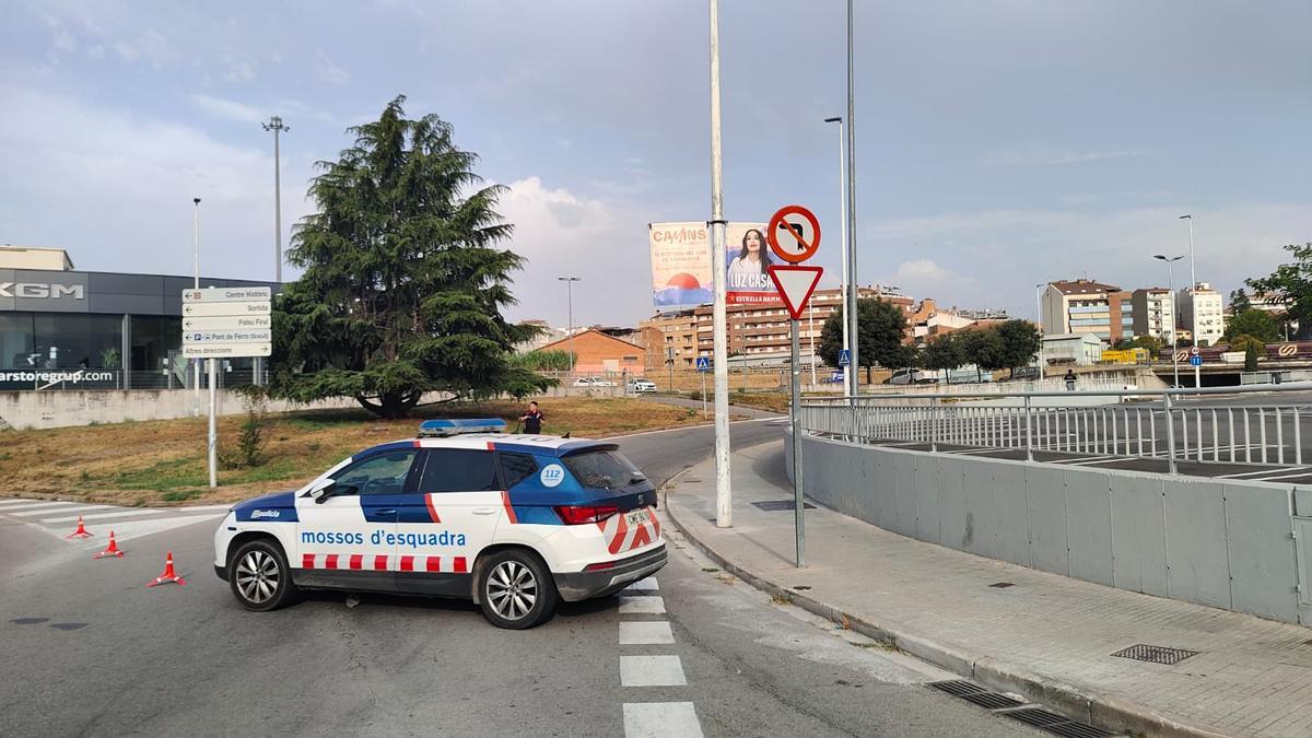 Incendi a la fàbrica Lipmes de Manresa