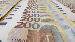 Billetes de 200 euros.