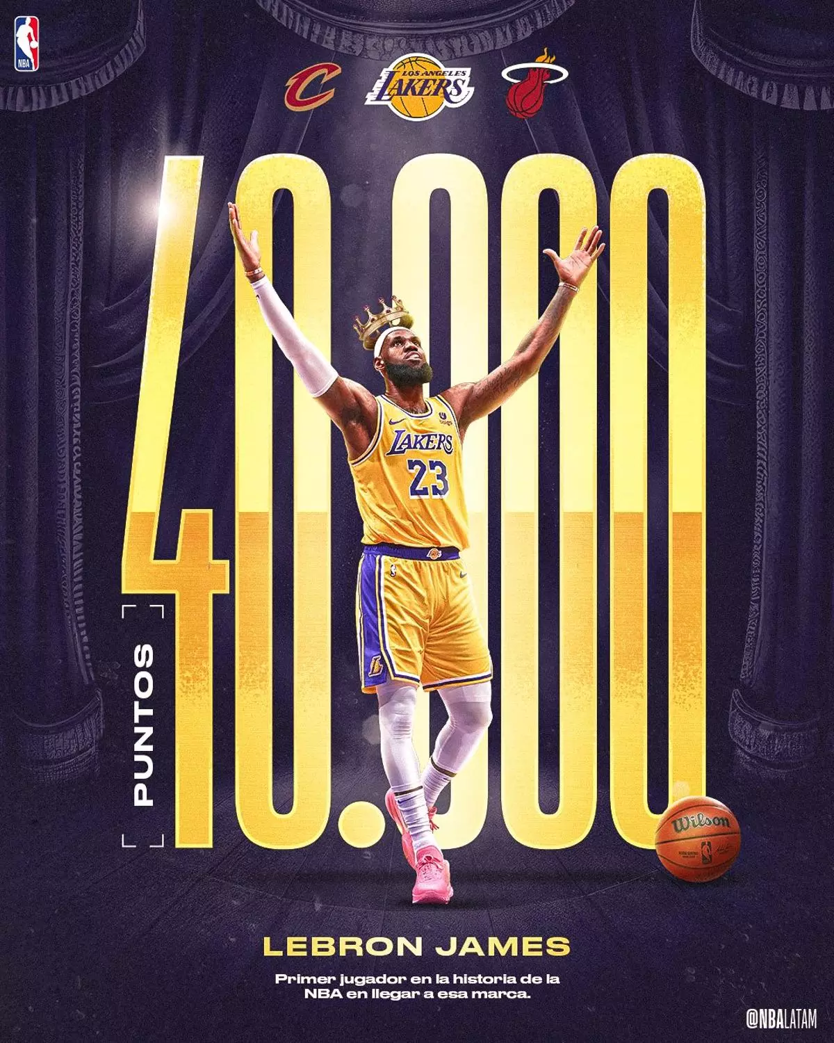 Los Lakers se estrellan ante los Nuggets pese a que LeBron supera los 40.000 puntos