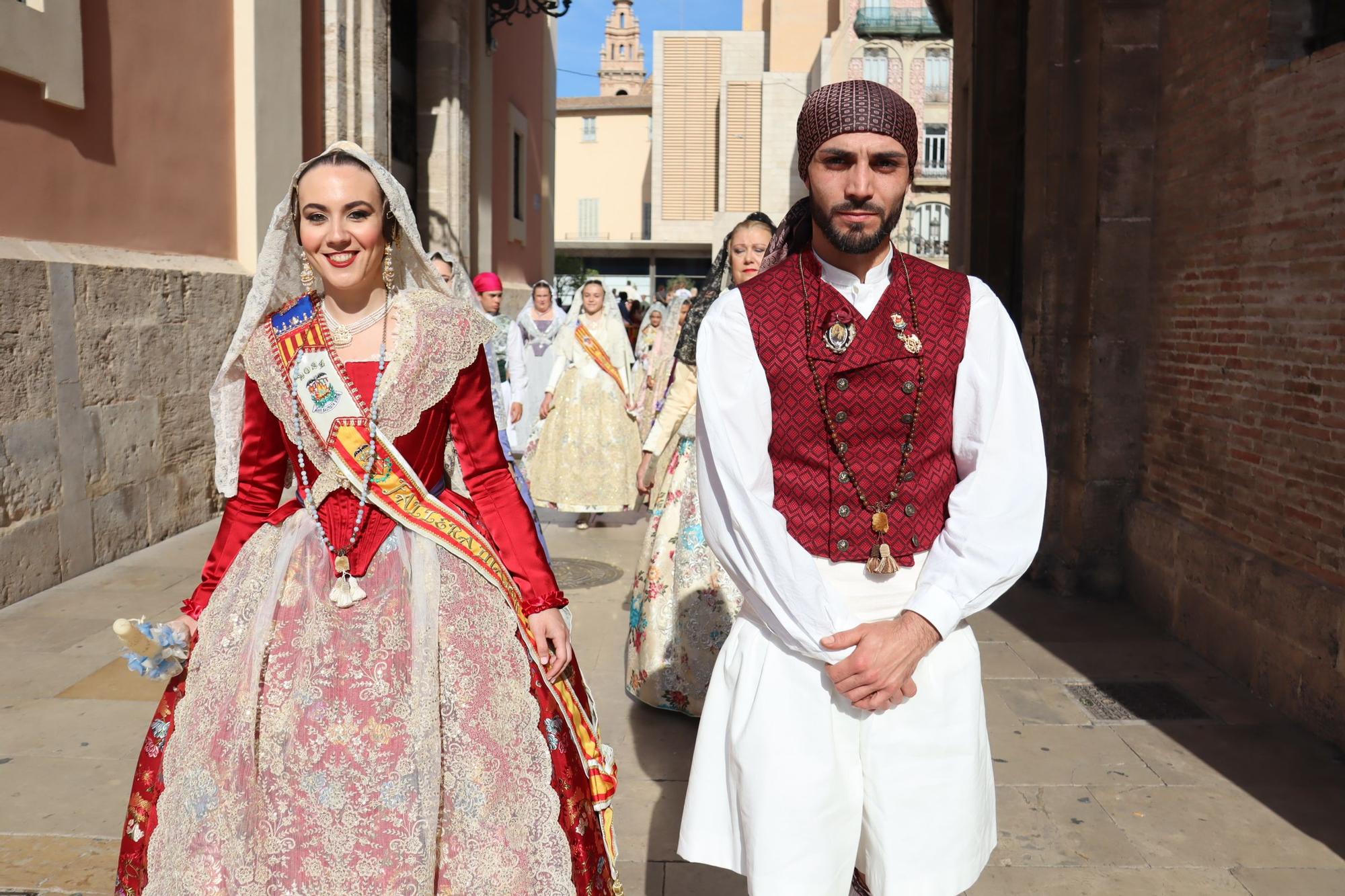 Las comisiones de falla en la Procesión de la Virgen (4/5)