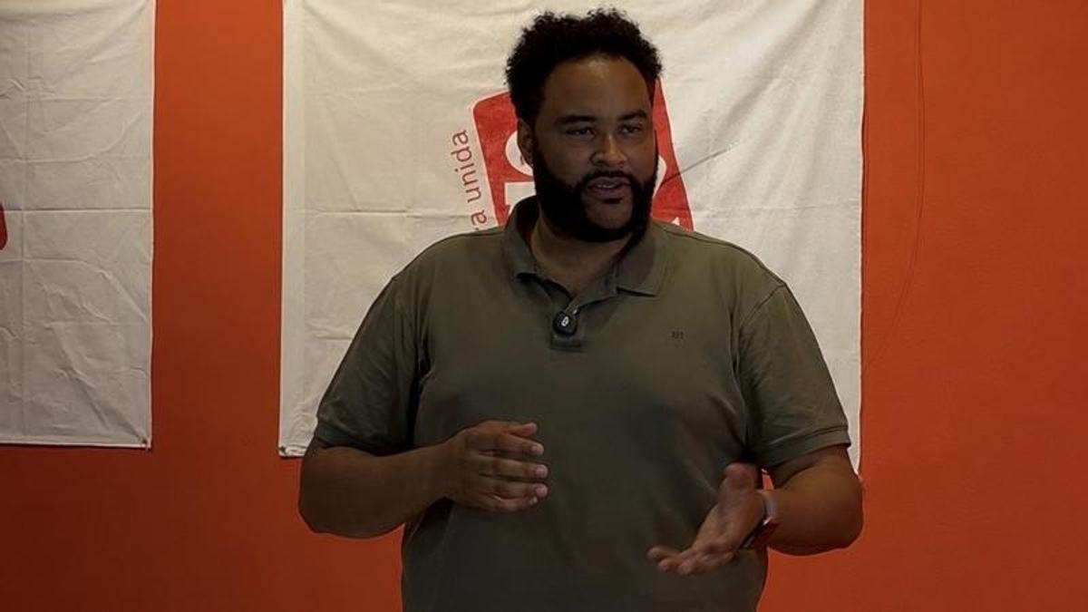 El nuevo coordinador de Esquerra Unida Horta Sud, Fernando Ntutumu.
