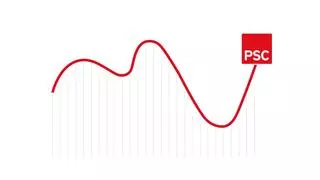 Multimedia | La montaña rusa del PSC: viaje por los altibajos de un partido que tocó fondo y ahora aspira a la Generalitat