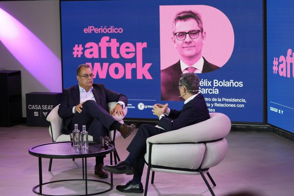 Félix Bolaños, ministro de Justicia, invitado del afterwork