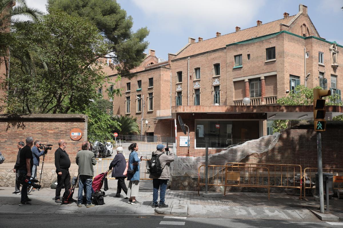 Un hombre muere al caerle un muro en el recinto de Sant Pau en Barcelona