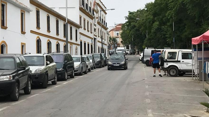 Imagen del tramo de calle que se rotulará con el nombre de Francisco Núñez de Prado en Baena.