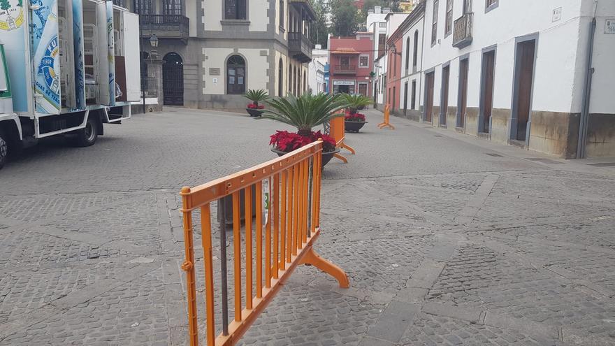 Teror cierra el tramo de la calle Pérez Villanueva se cierra al tráfico a partir del miércoles