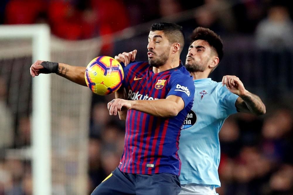 Les imatges del Barça - Celta