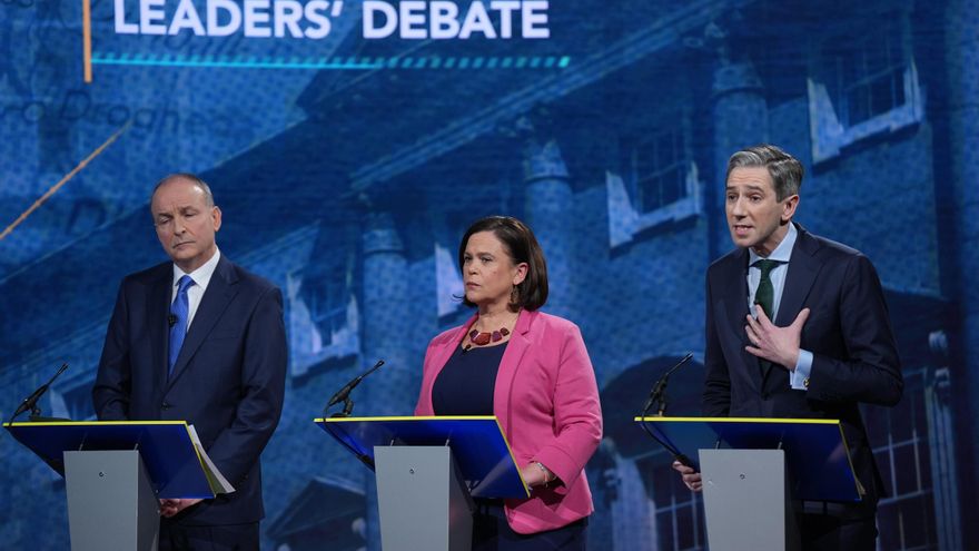 Una batalla a tres: estos son los principales candidatos en las elecciones generales en Irlanda