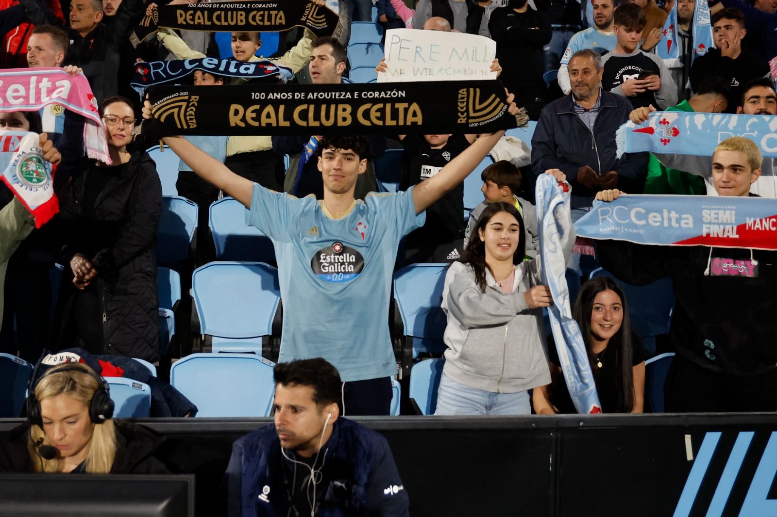 La previa del Celta-Elche, en imágenes: ambientazo en Balaídos