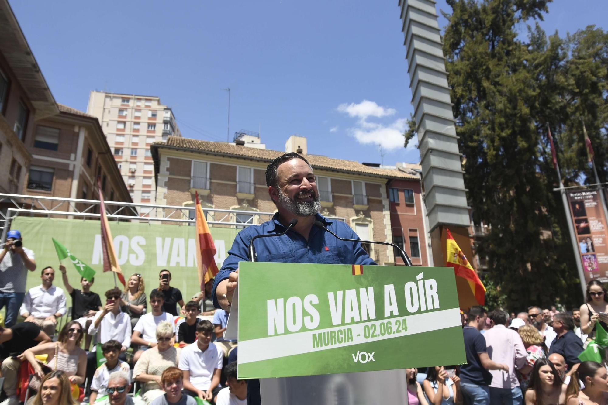 Acto de Santiago Abascal y Jorge Buxadé en Murcia