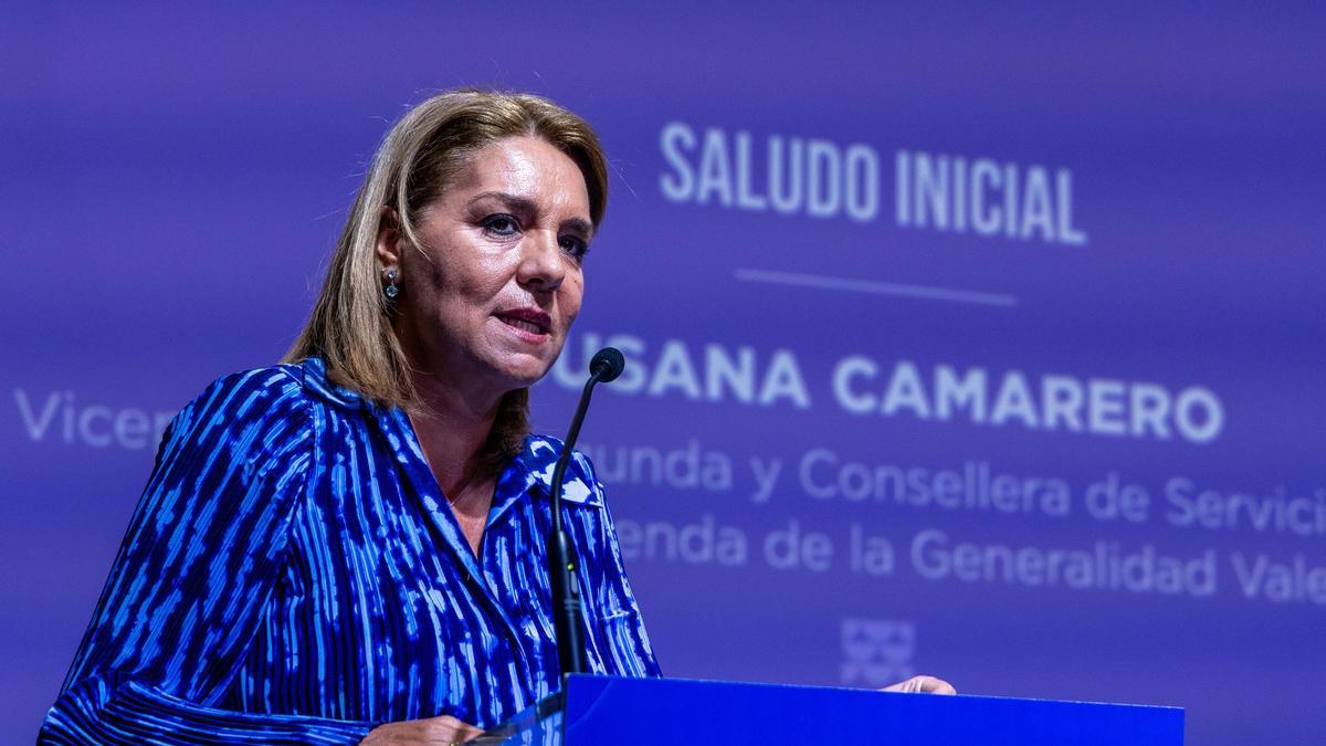 La consellera de Servicis Socials, Igualtat i Vivenda, Susana Camarero.