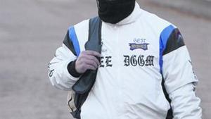 Ricart, a la sortida de la presó d’Herrera de la Mancha, el 29 de novembre.