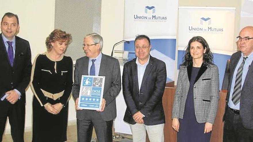 Unión de Mutuas, distinguida con cinco  estrellas Diga de accesibilidad en Valencia