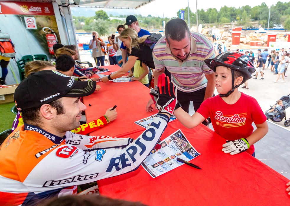 Bou se luce en el Mundial de Trial de La Nucía.