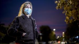 Mataro     03 12 2020     Deportes   La ex arbitro y ahora directora tecnica del arbitraje femenino en la Federacion Catalana de Futbol   Anna Zardain   en los alrededores del campo de futbol Pla d en Boet en Mataro   Fotografia de Jordi Cotrina