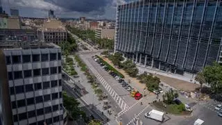 La avenida de Roma, entre Calàbria y Viladomat, renacerá en 2027 como bulevar para pasear y para descansar