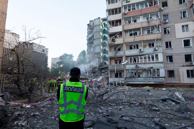 Al menos cuatro muertos en un ataque ruso a gran escala contra Kiev