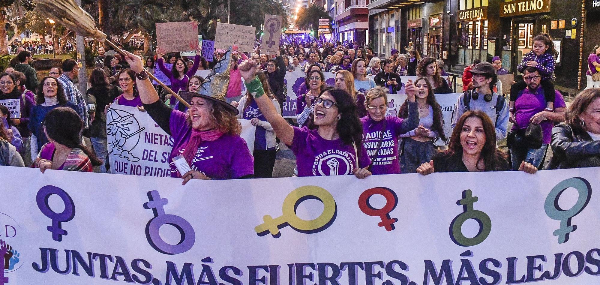 Manifestación del 8M en Las Palmas de Gran Canaria