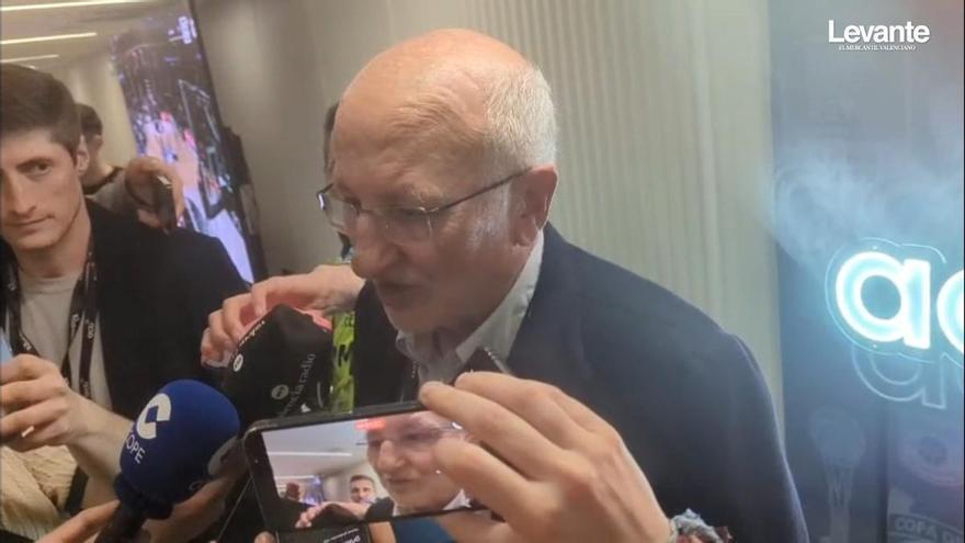 Juan Roig: "Lo que tienen que hacer los demás equipos es hacer estos pabellones"