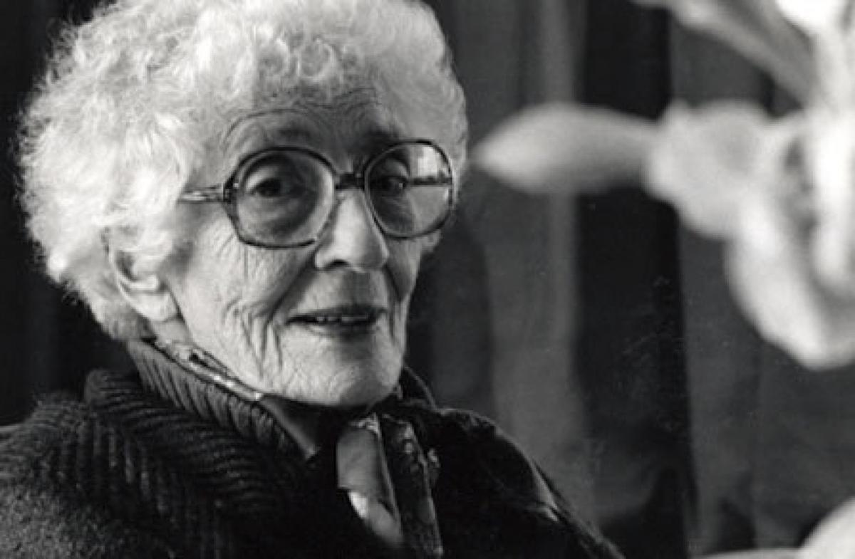 La escritora May Sarton, autora de 'Lo que somos ahora'.