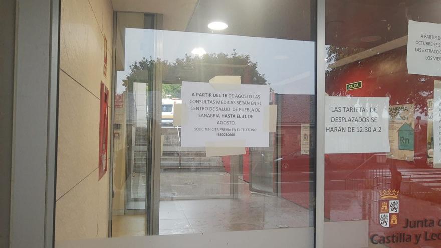 Problemas de Sanidad en la Zamora Rural: Suspendidas las citas en el Centro  de salud de Puebla
