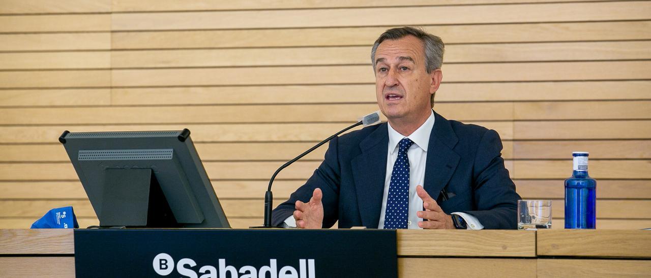 Cesar González Bueno, consejero delegado del Banco Sabadell.