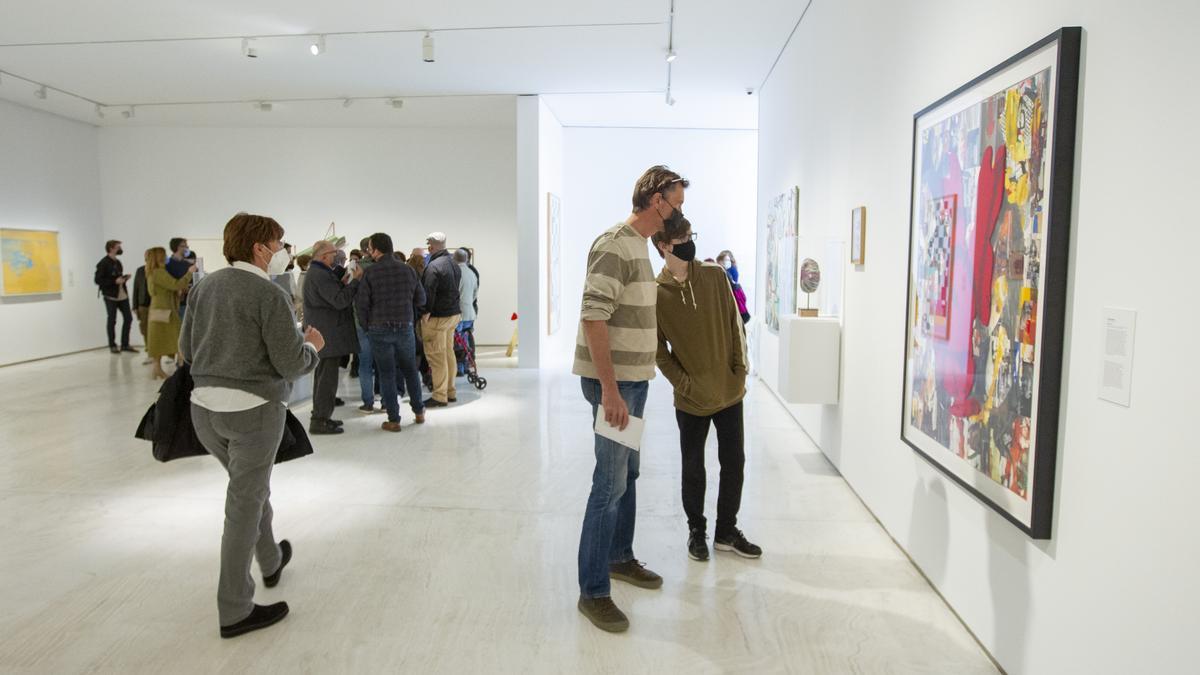 Inauguración de la primera exposición de la colección Jenkins-Romero en el MACA