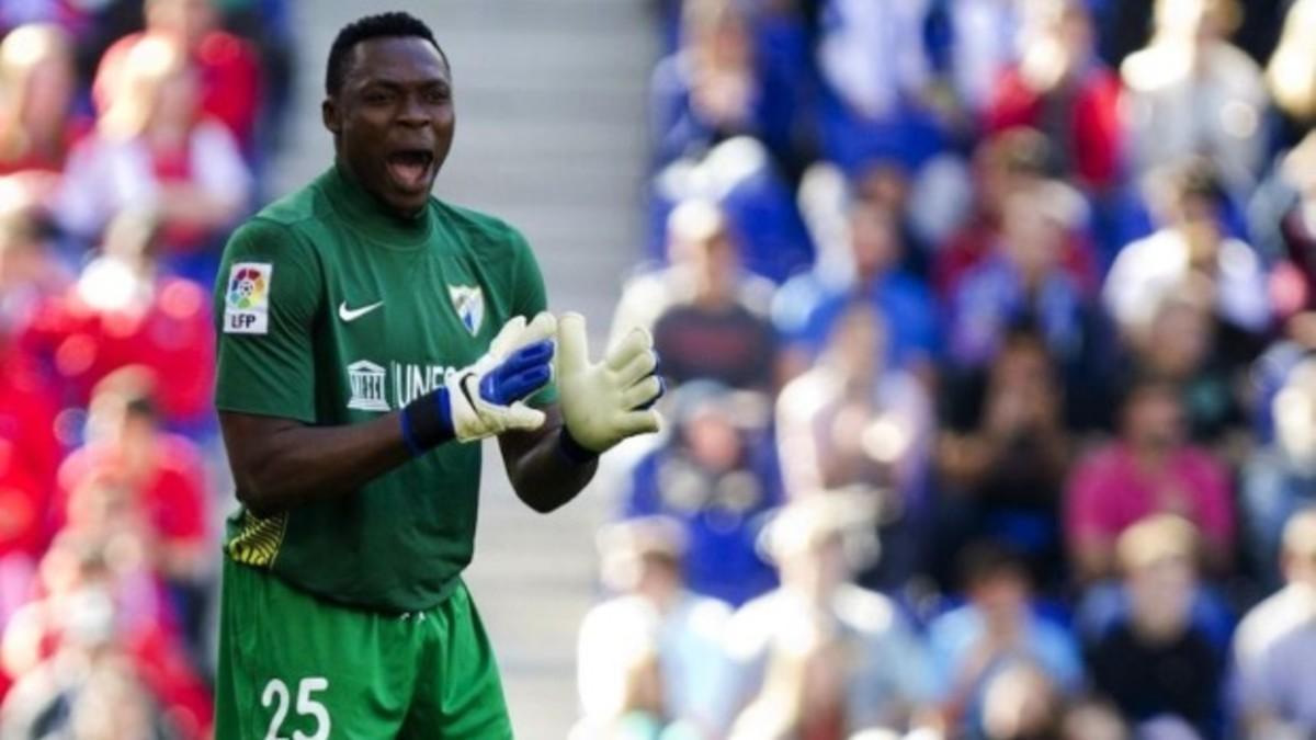 Kameni, en un partido reciente con el Málaga.