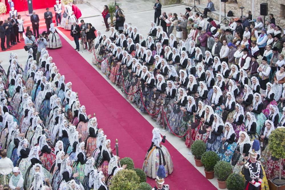 Las 79 chicas y 82 niñas se dieron cita en la Fortaleza antes de la elección