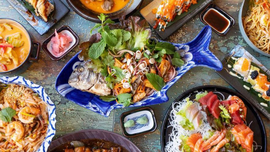 El restaurant Thai Oishi de Figueres ofereix una fusió atractiva de cuina thailandesa i japonesa
