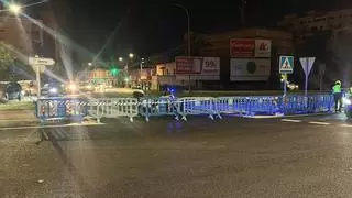 La rotura de una tubería en la calle Manacor obliga a cortar el tráfico de entrada a Palma