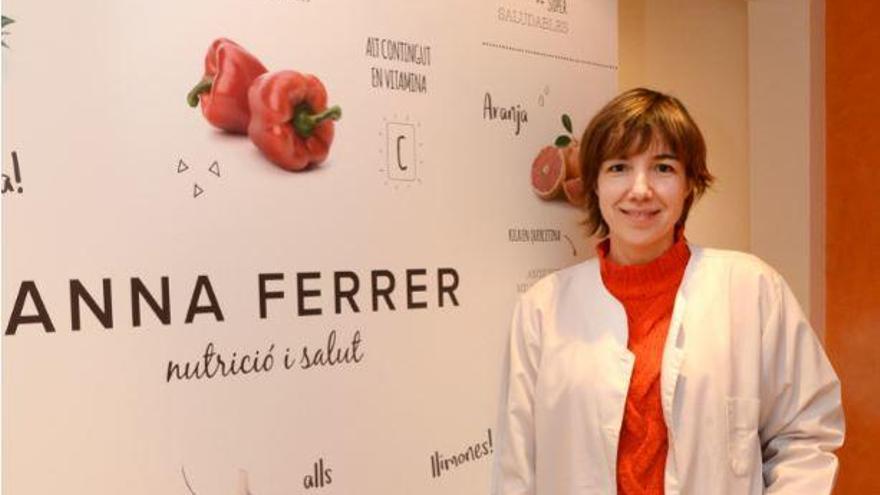 La dietista Anna Ferrer