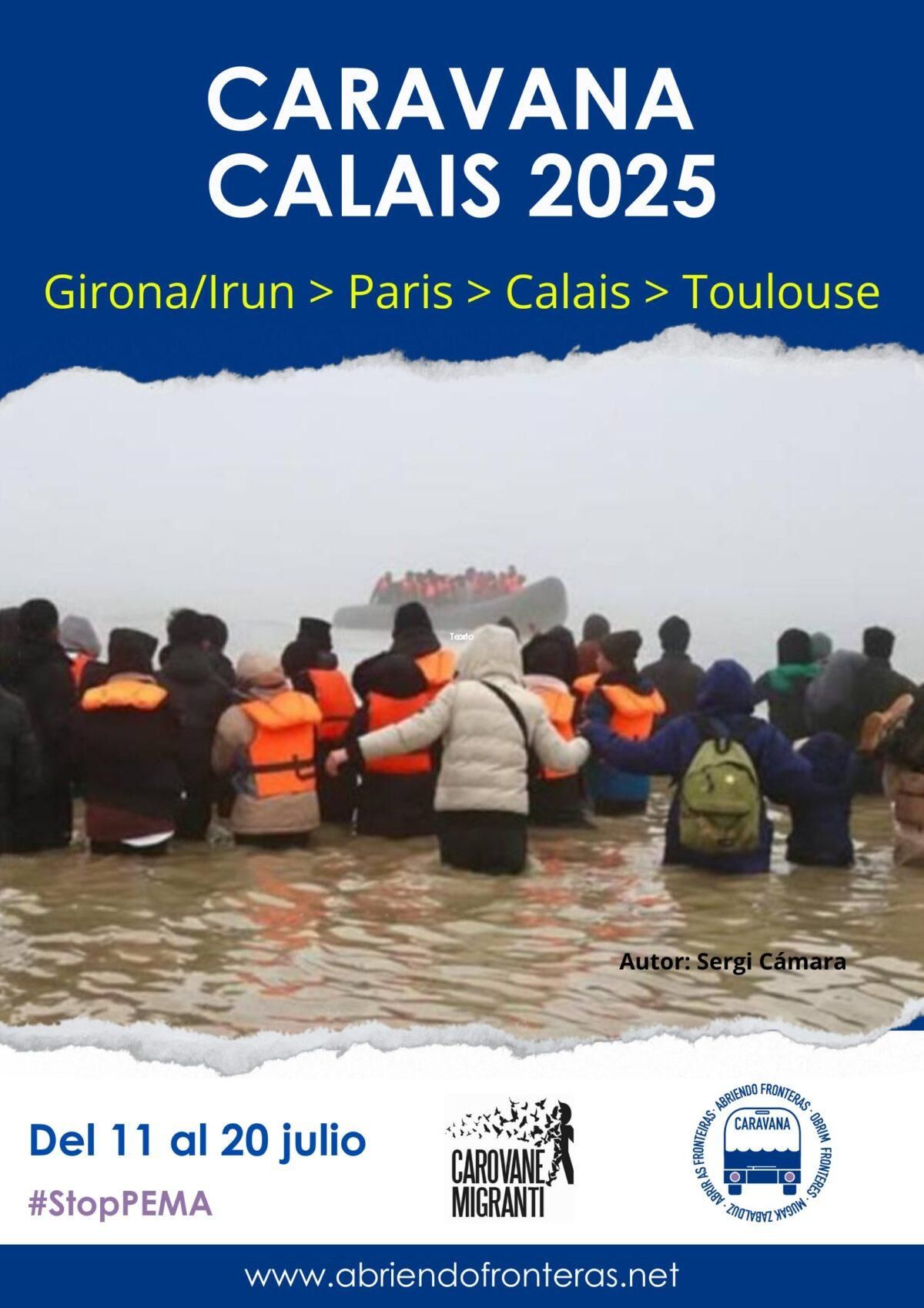 El cartell de la Caravan Solidària 2025.