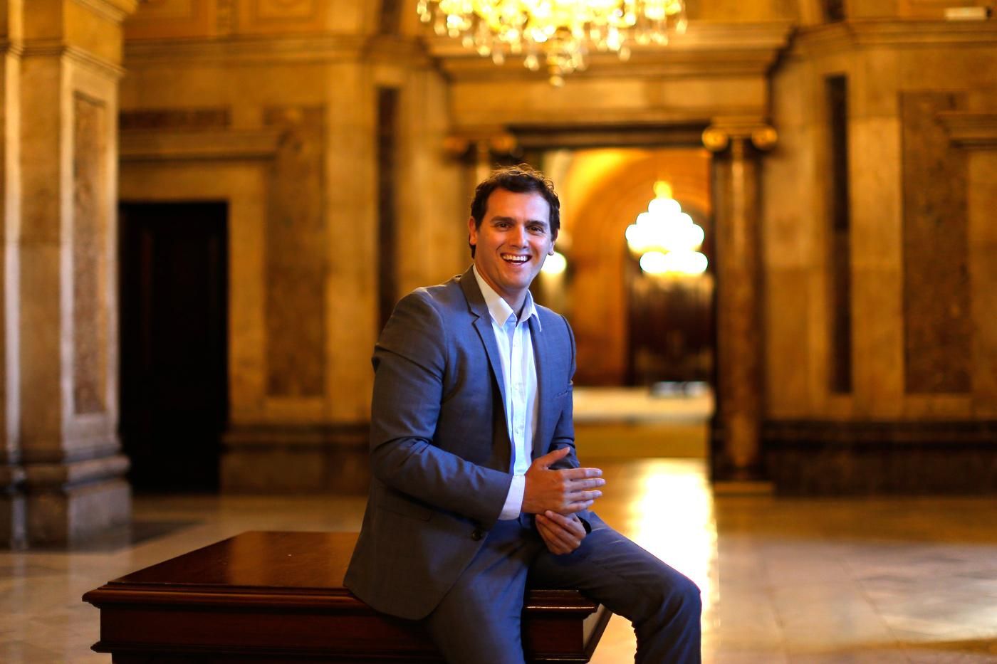 Albert Rivera durante una sesión de fotos