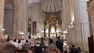 Xàtiva se vuelca con los festejos a la patrona, la Mare de Déu de la Seu
