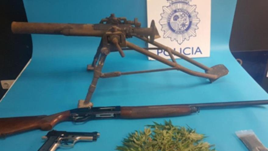 Detenida una persona en Córdoba con tres armas de fuego, una de ellas &quot;de guerra&quot;