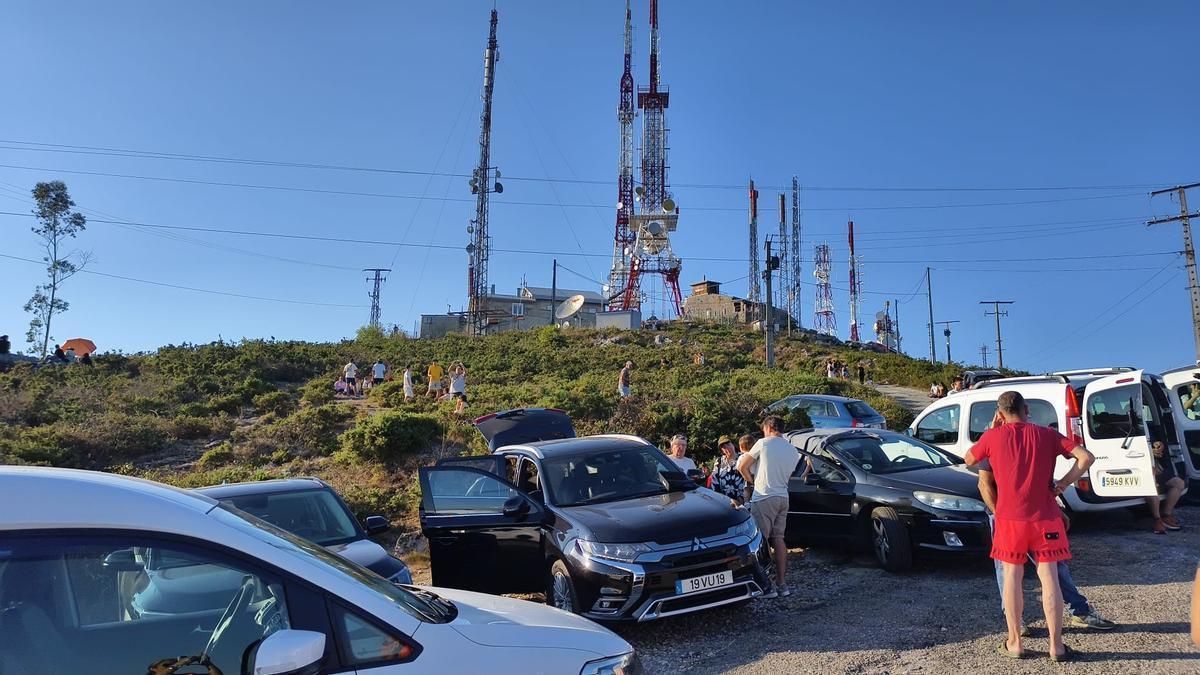 San Martiño, el mirador de A Fraga y el Monte Faro entre los puntos elegidos por los moañeses para ver el eclipse.