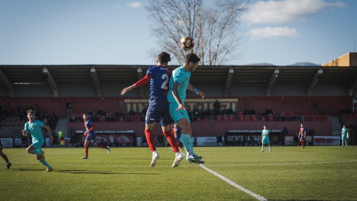 Triunfo solidario del Barça Atlètic en Olot