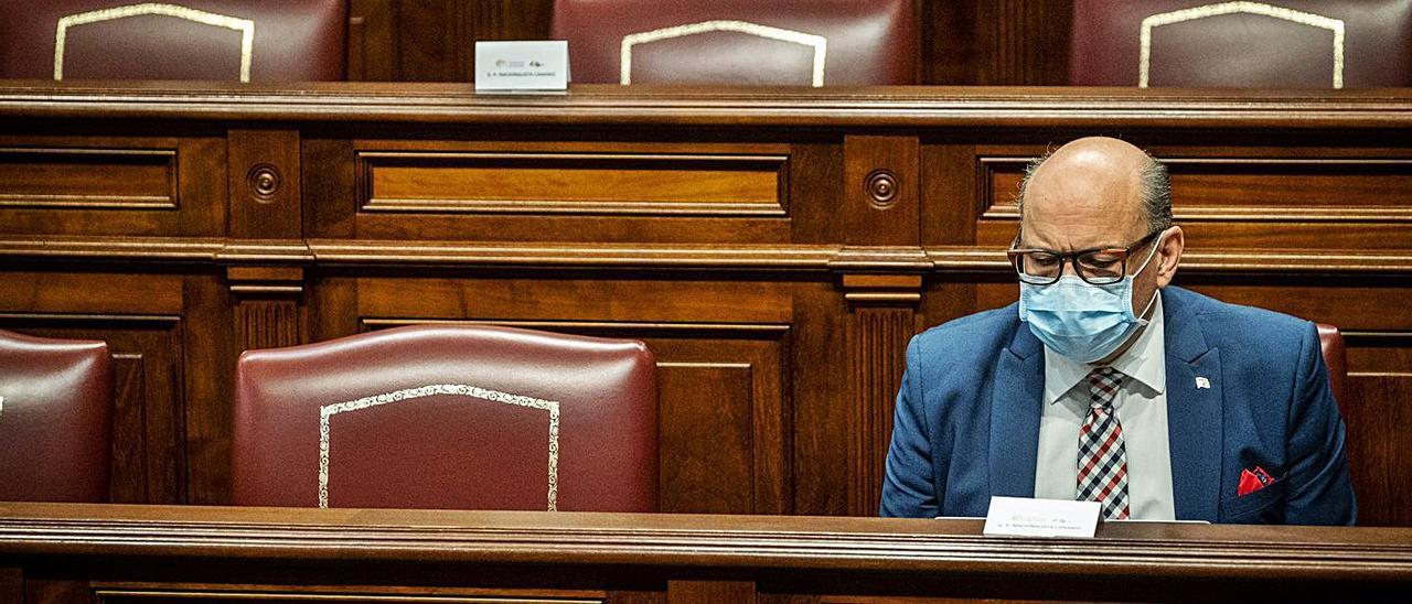 José Miguel Barragán, en el Parlamento.