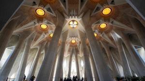 La Sala Crucero, en el interior de la torre de Jesús de la Sagrada Família. 