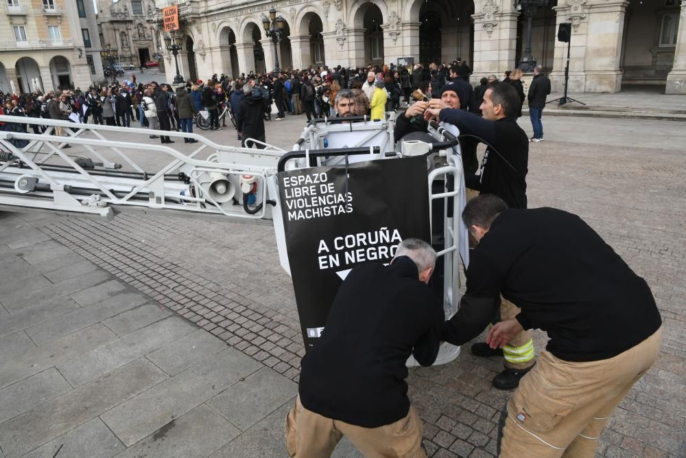 A Coruña clama contra la violencia de género