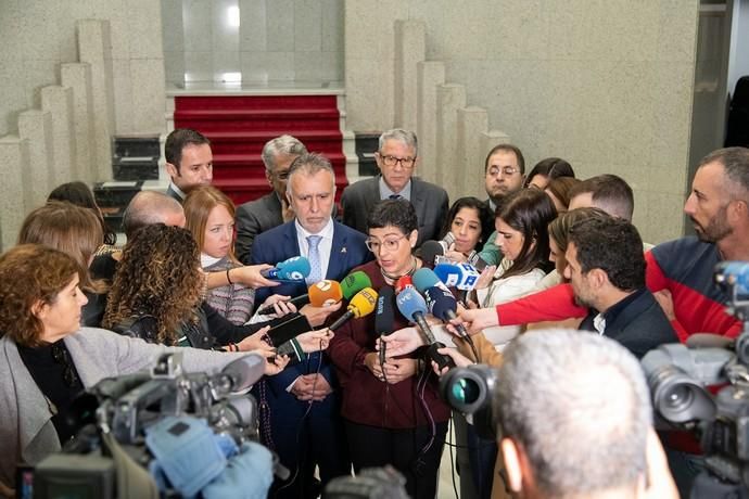 Ángel Víctor Torres recibe en Gran Canaria a la ministra de Asuntos Exteriores, Arancha González Laya