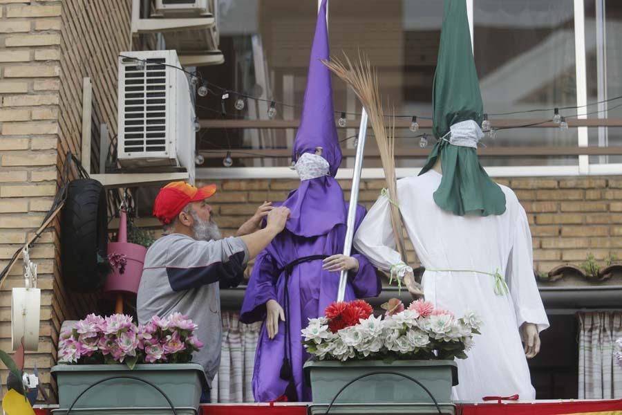 Altares y balcones para una Semana Santa marcada por el coronavirus