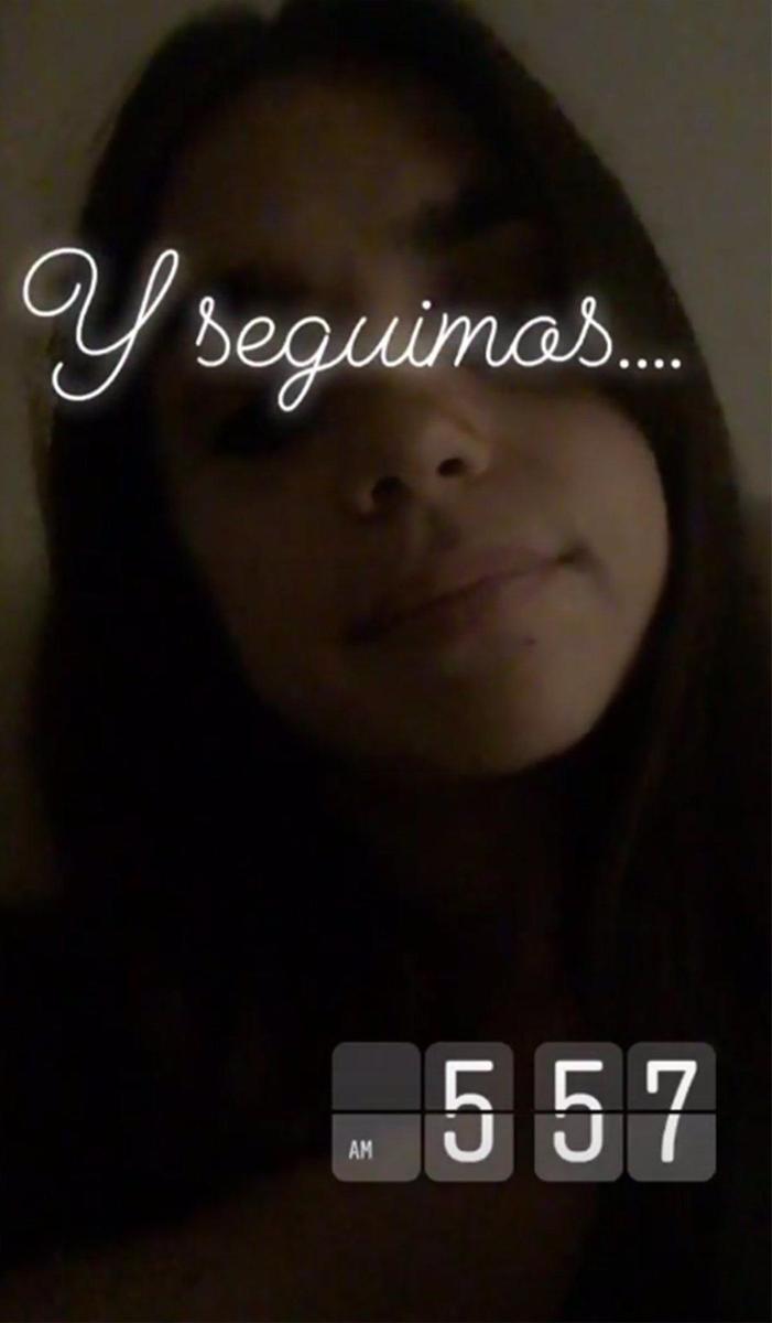 Elena Furiase sin dormir