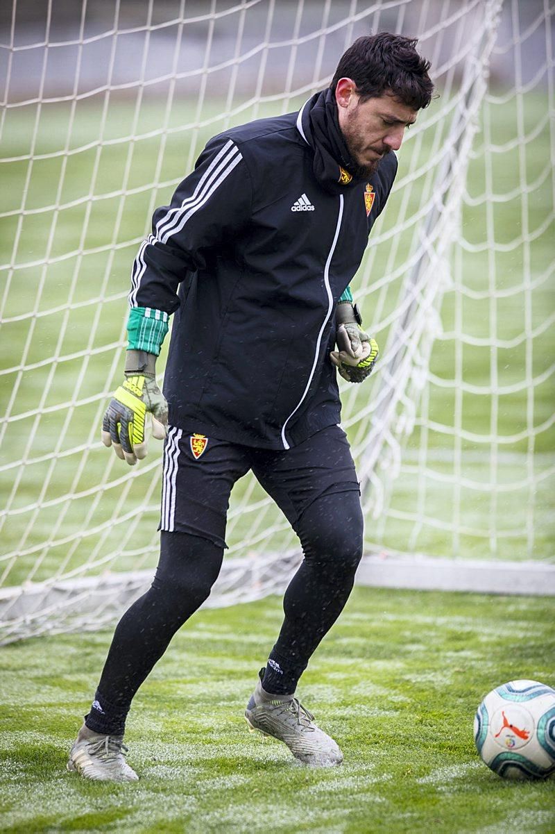 Entrenamiento del Real Zaragoza de hoy 30 de diciembre