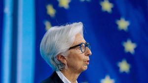 Archivo - 03 February 2022, Hessen, Frankfurt: ECB President Christine Lagarde attends a press conference after the first monetary policy meeting of the new year. The Governing Council of the European Central Bank (ECB) confirmed the key interest rate in